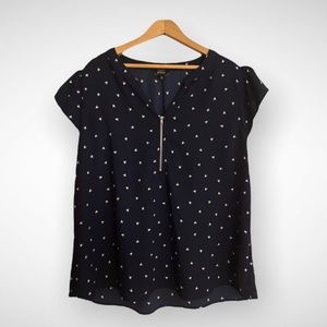 Perch by Blu Pepper Arrow Blouse with Zip